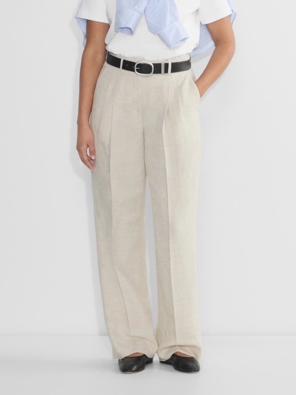 Aritzia Wilfred effortless linen pants